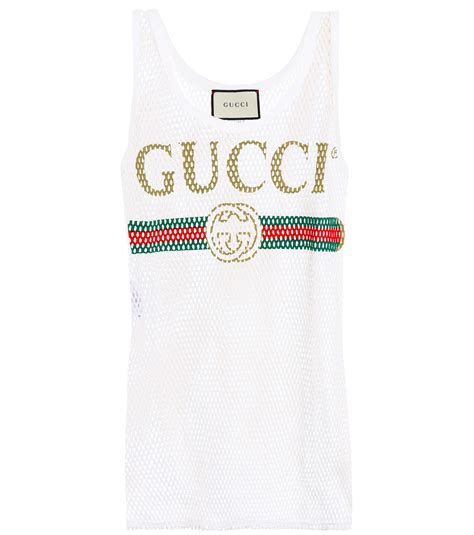 gucci white tank men|GUCCI .